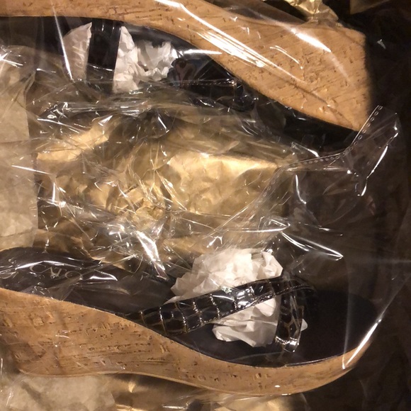 Cato Cork Wedge Sandals - Picture 1 of 16